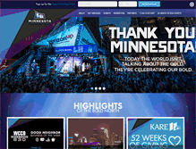 Tablet Screenshot of mnsuperbowl.com